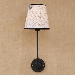 Moderne prägnante Mode Bar Restaurant nostalgische Frühstück Tuch Abdeckung Wandleuchte Schmiedeeisen Biegung