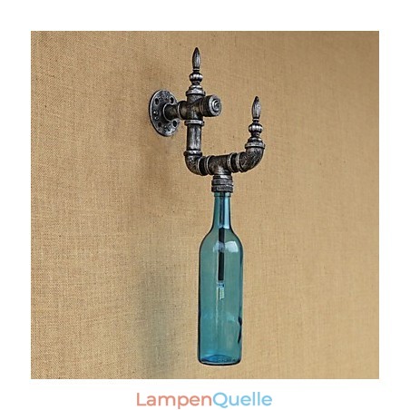 Retro Nostalgie Mit Persönlichkeit Cafe Bar Restaurant Korridor Wasser Flasche Wand Lampe Retro Nostalgie Mit Persönlichkeit Cafe Bar Restaurant Korridor Wasser Flasche Wand Lampe