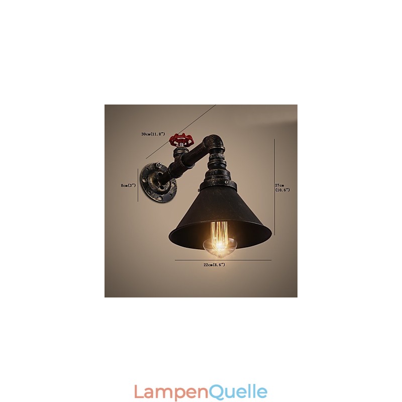 Wasserrohr Wandleuchten Retro Industriellen Stil Kreative Land Metall Restaurant Cafe Bars Stehtisch Wandleuchten