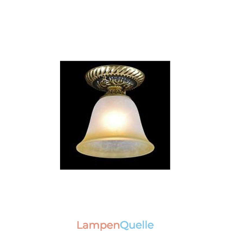 Traditionelle klassische Vintage-Retro-Bronze-Metall-Unterputzleuchte