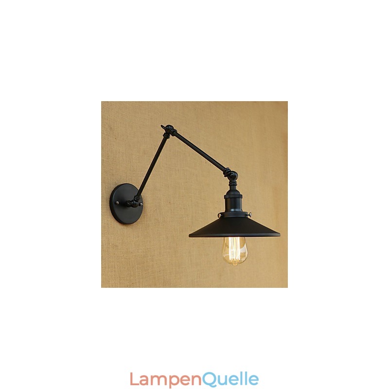 Rustikale Lodge Country Retro-Malerei-Funktion für Mini-Stil Swing Arm Wandleuchte