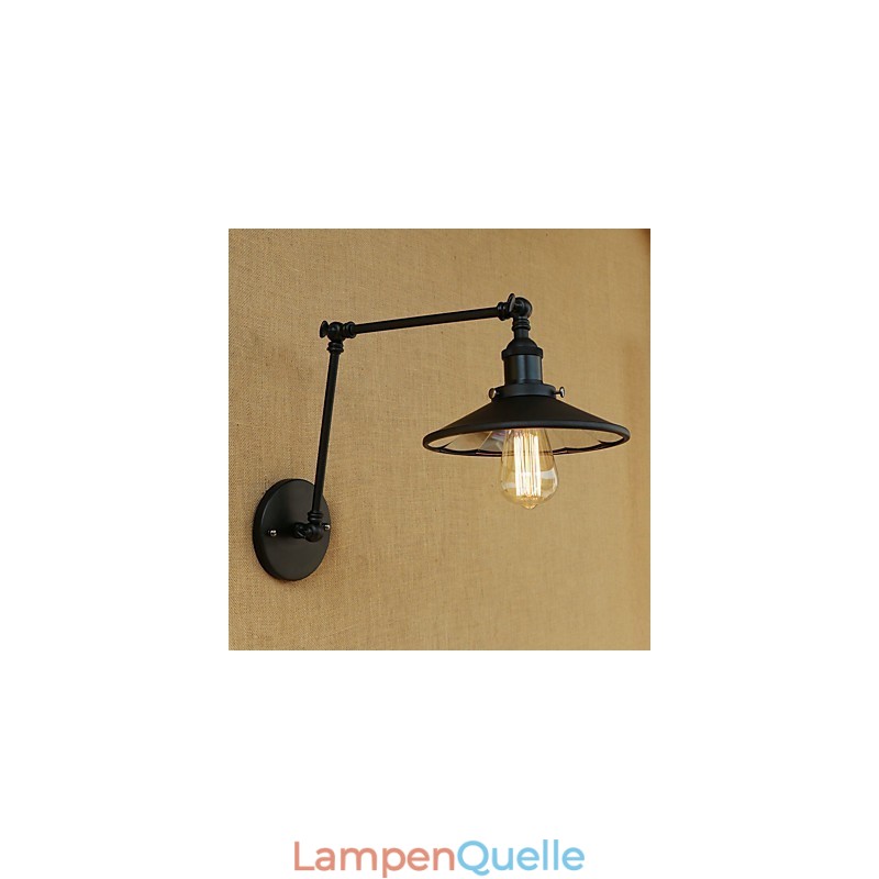 Rustikale Lodge Country Retro-Malerei-Funktion für Mini-Stil Swing Arm Wandleuchte