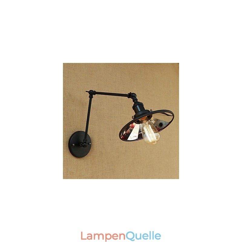Rustikale Lodge Country Retro-Malerei-Funktion für Mini-Stil Swing Arm Wandleuchte