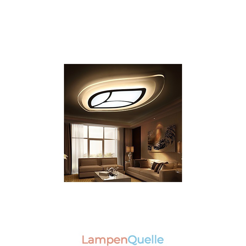 Moderne zeitgenössische Unterputzmontage aus Metall