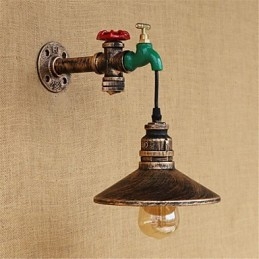 Country-Neuheit Retro-Malerei-Funktion für Mini-Stil Umgebungslicht Wandleuchten Wandleuchte