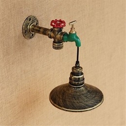 Country-Neuheit Retro-Malerei-Funktion für Mini-Stil Umgebungslicht Wandleuchten Wandleuchte