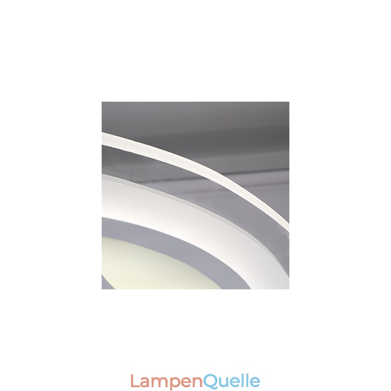 Moderne zeitgenössische Unterputzmontage aus Metall