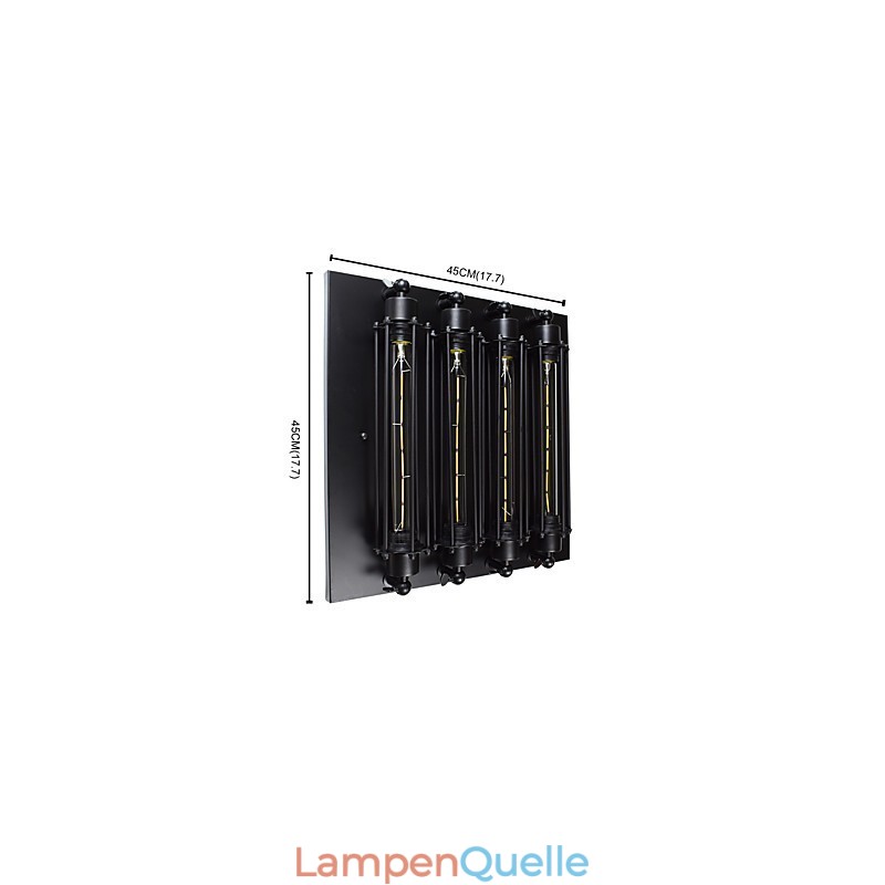 Wandleuchte Wandleuchter Wand Eisen Wandlampe 4 in 1 Wandlampe