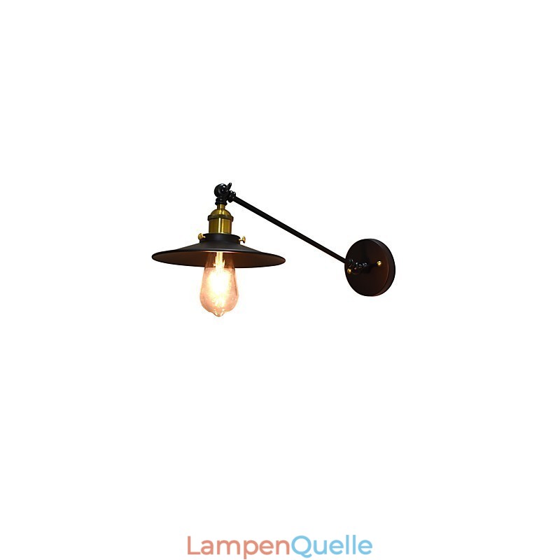Buzz Wand Eisen Wandlampe Dumme schwarze Lichtschwertlampe an der Wand