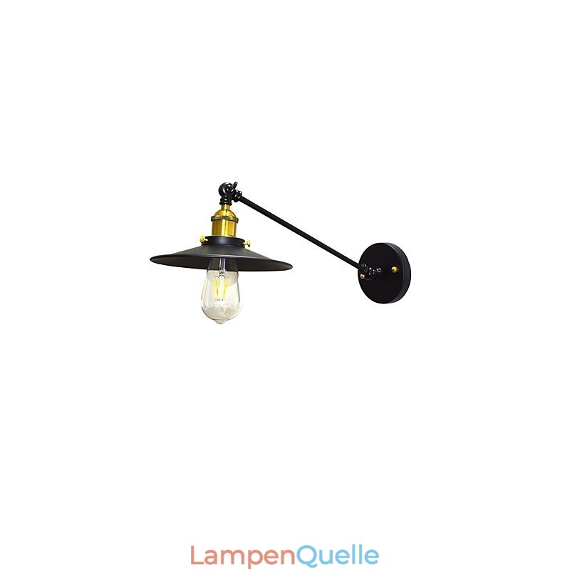 Buzz Wand Eisen Wandlampe Dumme schwarze Lichtschwertlampe an der Wand