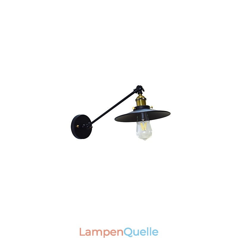 Buzz Wand Eisen Wandlampe Dumme schwarze Lichtschwertlampe an der Wand
