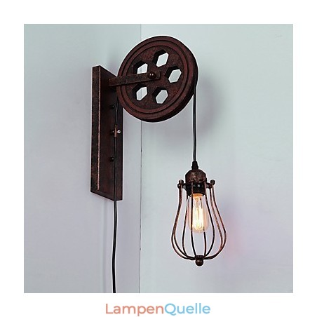 Industrielle Retro Eisen Wandleuchte Kreative Persönlichkeit Lift Pully Wandleuchte Industrielle Retro Eisen Wandleuchte Kreative Persönlichkeit Lift Pully Wandleuchte