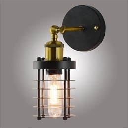 Einfache Vintage-Landhaus-Retro-Malerei-Funktion für Mini-Stil Umgebungslicht-Wandleuchten