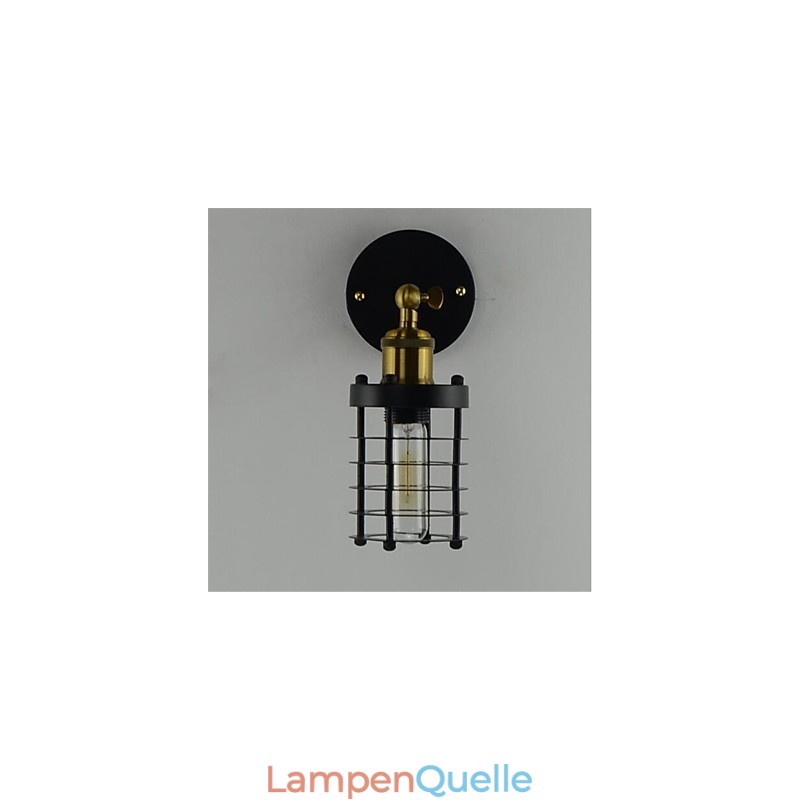 Einfache Vintage-Landhaus-Retro-Malerei-Funktion für Mini-Stil Umgebungslicht-Wandleuchten