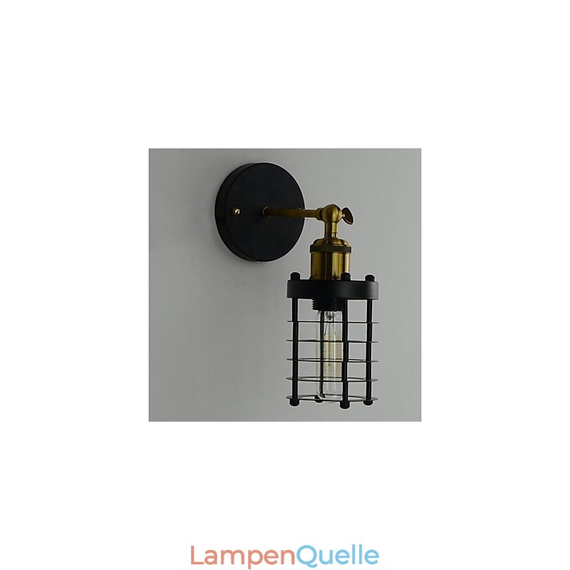 Einfache Vintage-Landhaus-Retro-Malerei-Funktion für Mini-Stil Umgebungslicht-Wandleuchten