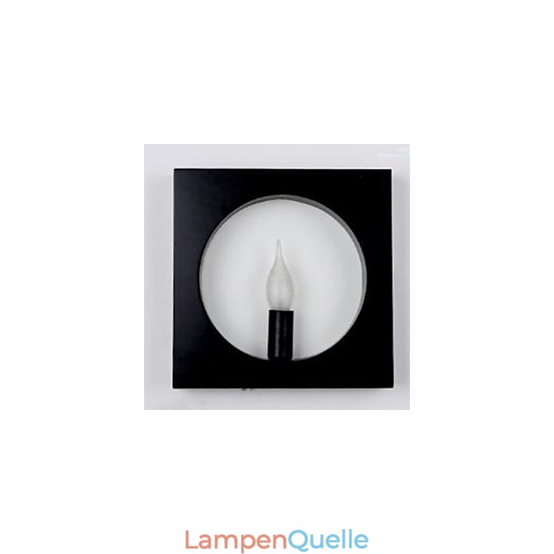 Moderne einfache Eisenkunst-Wandlampe, kreative Wohnzimmer-Hintergrundhalle, Kopfteil des Bettes, quadratischer Rahmen, Dekorationslampen und Laternen