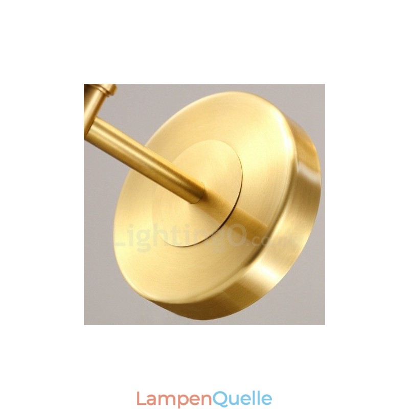 Traditionelle klassische Wandleuchten aus Kupfer für den Innenbereich mit einer Leuchte