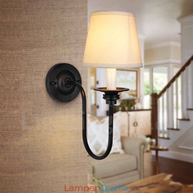 Traditionelle klassische Wandleuchten für den Innenbereich mit einer Leuchte