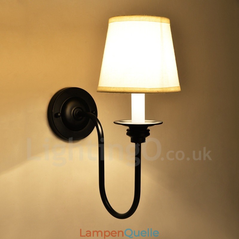 Traditionelle klassische Wandleuchten für den Innenbereich mit einer Leuchte