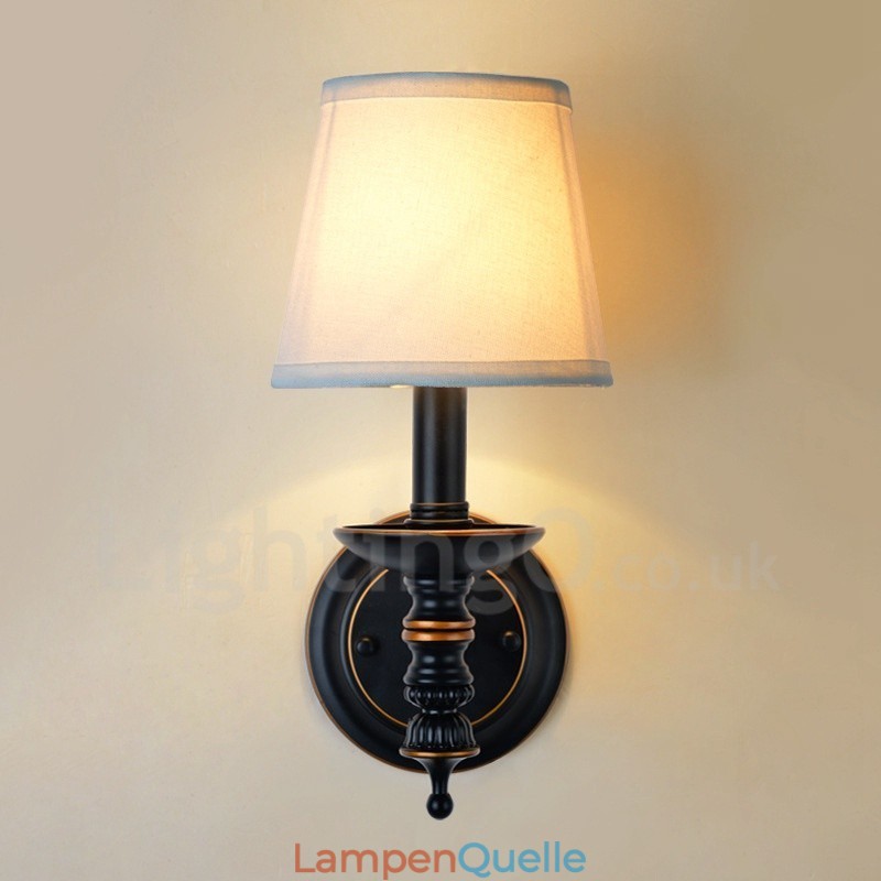 Traditionelle klassische Wandleuchten für den Innenbereich mit einer Leuchte