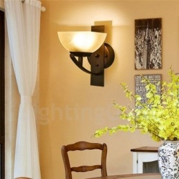 Traditionelle klassische Wandleuchten für den Innenbereich mit einer Leuchte