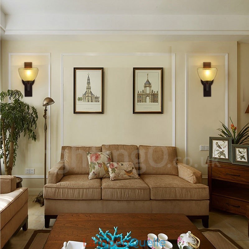 Traditionelle klassische Wandleuchten für den Innenbereich mit einer Leuchte