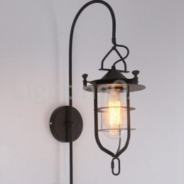 Retro Dock Wand Lampe Schwarz Wharf Wand Lichter Dock Wandleuchte Restaurant Wohnzimmer Cafe Bar Kleidung Shop