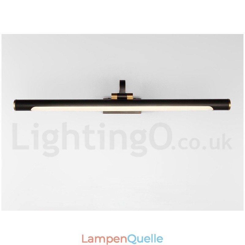 IPMirror Lampe Badezimmerleuchten Reines Messing Wandleuchten mit Acrylschirm Make-up Beleuchtung
