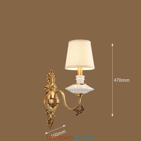 100 % reines Messing, luxuriöse rustikale Retro-Vintage-Messingkeramik, 1-flammige Kerzen-Wandleuchte mit Stoffschirm, speziell für Hotels, Büros, Ausstellungsräume, Wohnzimmer, Esszimmer 100 % reines Messing, luxuriöse rustikale Retro-Vintage-Messingkeramik, 1-flammige Kerzen-Wandleuchte mit Stoffschirm, speziell für Hotels, Büros, Ausstellungsräume, Wohnzimmer, Esszimmer