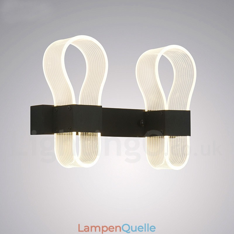 Moderne Wandleuchte mit Acrylschirmen für Schlafzimmer, Flur, Gang