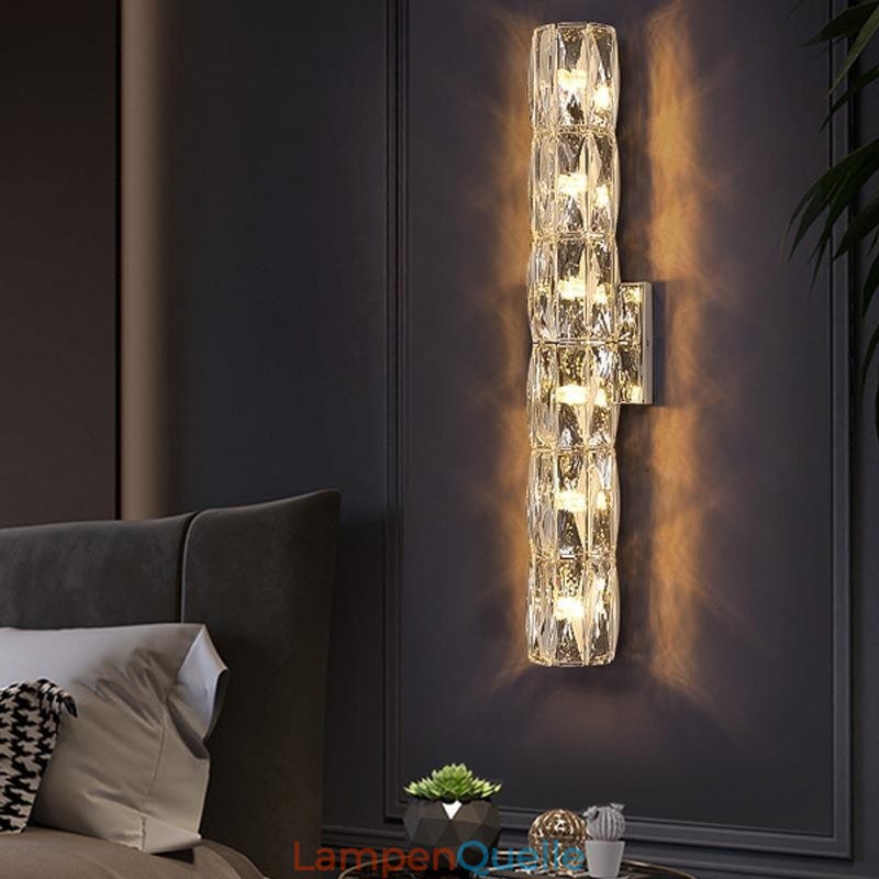 Wohnzimmer Wand Lampe Licht Luxus Einfache Schlafzimmer Nacht Lampe Hotel Lobby Gang Villa Projekt Edelstahl Kristall Wandleuchten