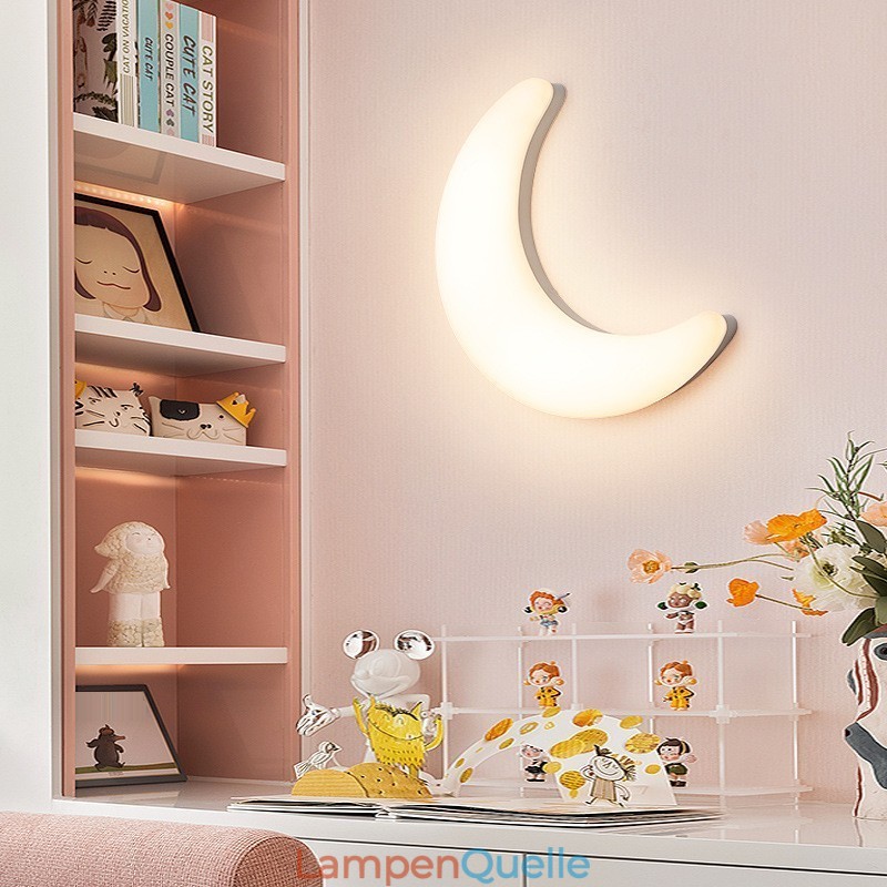 20W Nordic Indoor Mond Form Kinderzimmer Wandleuchten Deckenleuchten