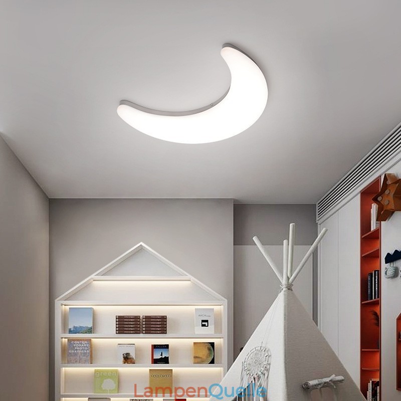 20W Nordic Indoor Mond Form Kinderzimmer Wandleuchten Deckenleuchten