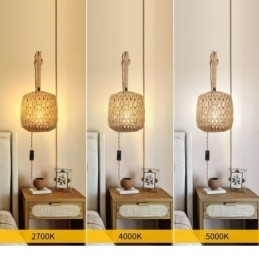 Amerikanischen Retro Wand Leuchte 3M Hanf Seil Hängen Linie Papier Seil Gewebt Lampenschirm