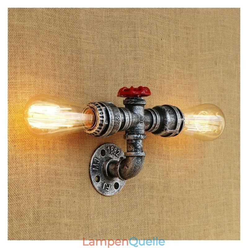 Vintage Retro Wasserrohr Industrielle Wandlampen Wandlampe