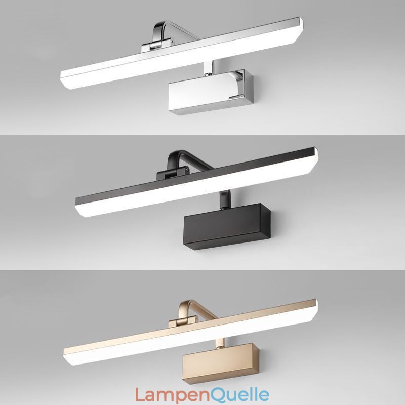 Moderne Wandleuchte Spiegel Frontleuchte Winkel einstellbar Waschraum Make-up Licht