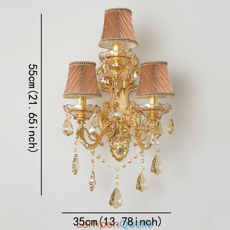 Luxuriöse Wandleuchte Elegante Wandleuchte Dekoration Lampe Nachttischbeleuchtung