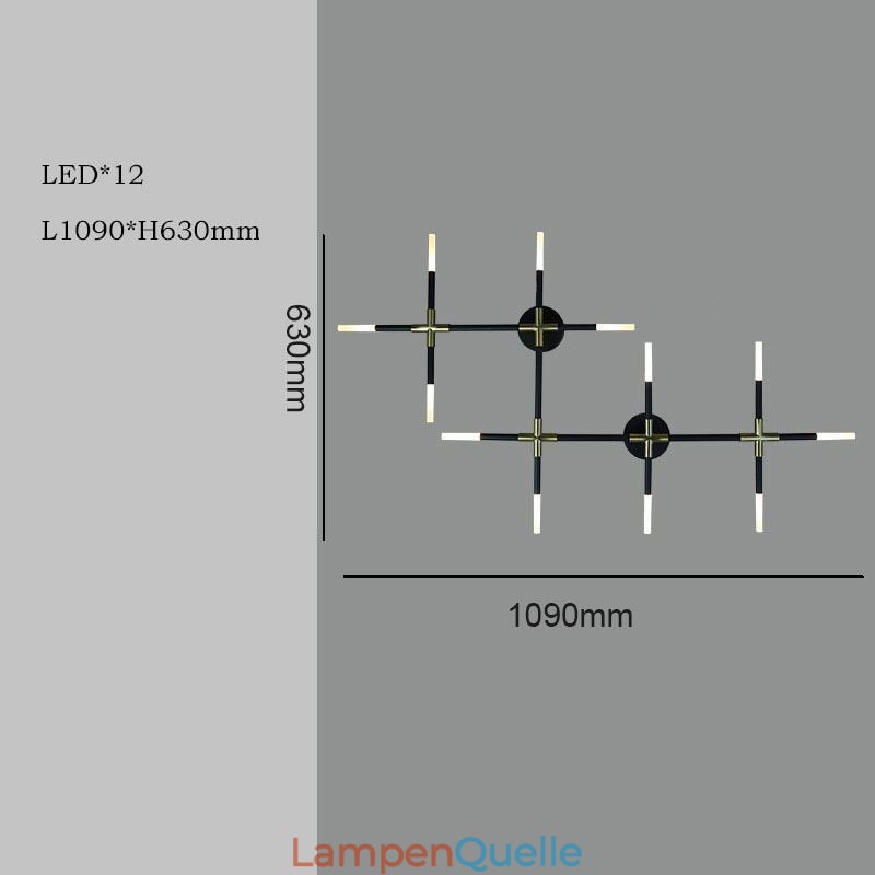 Wandleuchte Spleißen Warmweiß Kreative Wandleuchte DIY Kombination Lampe
