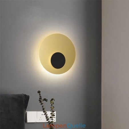 Nordic Wand Licht Schwarz Gold Runde Voll Kupfer Wand Leuchte Nordic Wand Licht Schwarz Gold Runde Voll Kupfer Wand Leuchte
