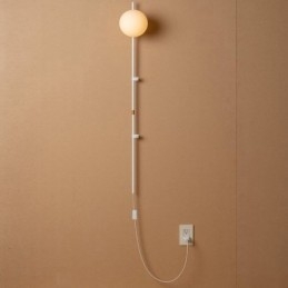 Globus Wandleuchte Beleuchtung Mid Century Magic Bean Wandlampe mit Stecker
