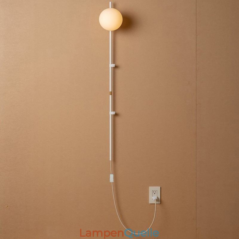 Globus Wandleuchte Beleuchtung Mid Century Magic Bean Wandlampe mit Stecker
