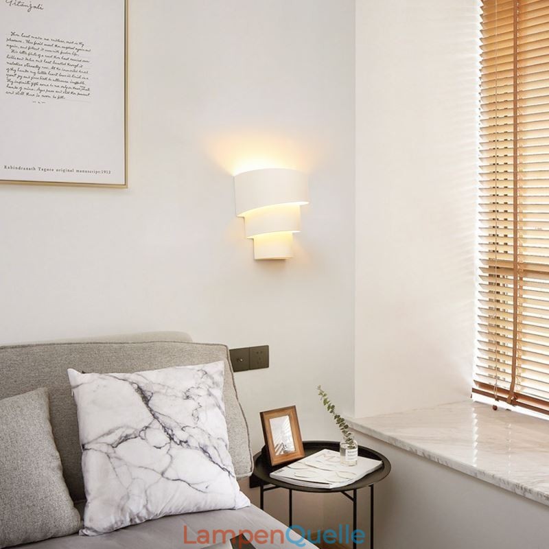 Moderne minimalistische Wandleuchte Spiral Cake Sconce Light Bedside