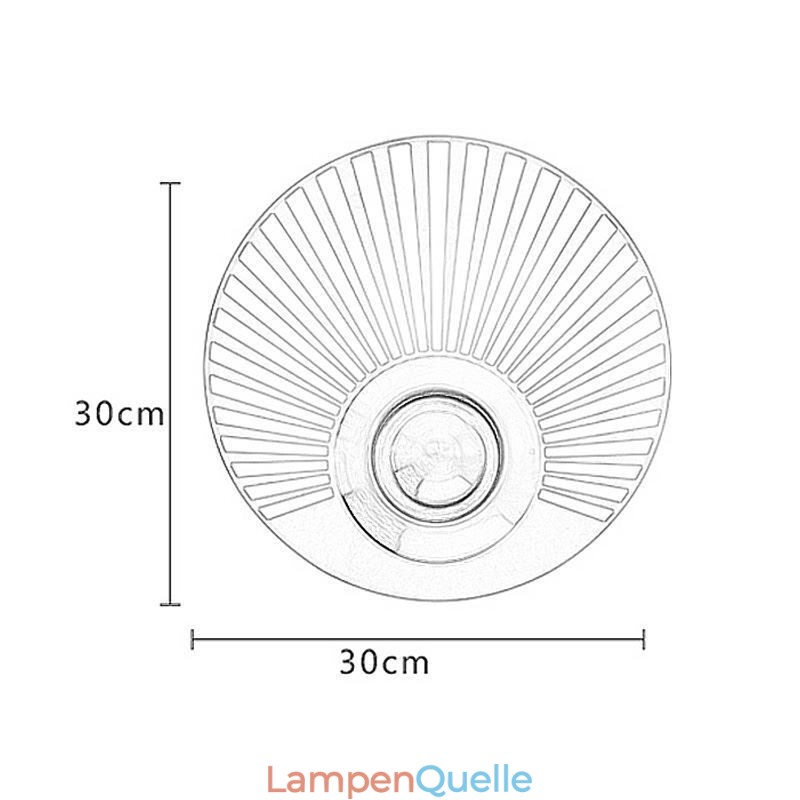 Nordische Messing-Wandlampe, ausgehöhlte runde Form, Wandleuchte