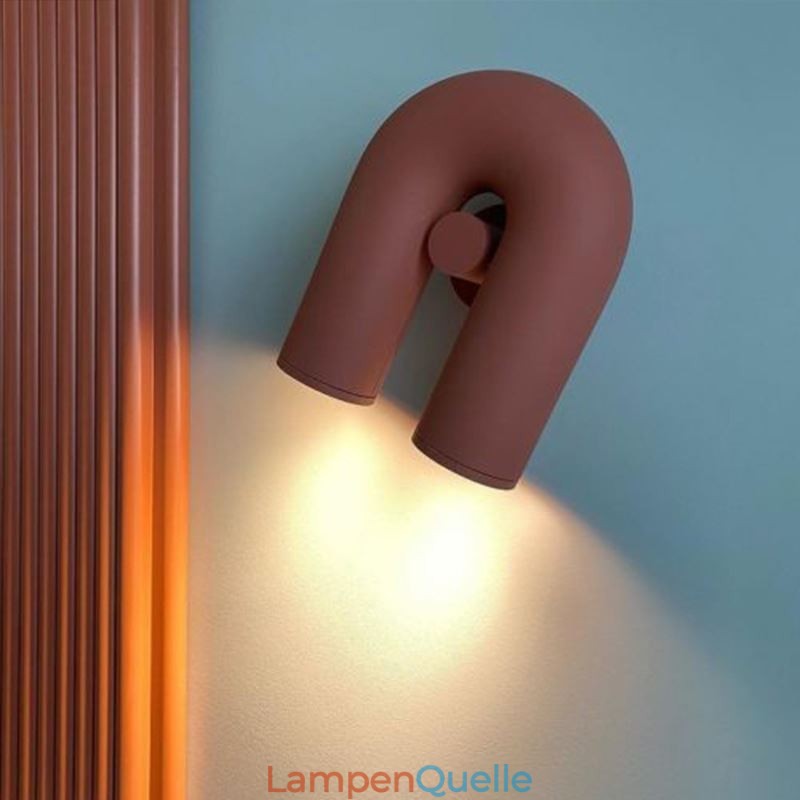 Wandleuchte U-Form Minimalistische Kreative Wandleuchte 90 Drehbarer Lampenschirm