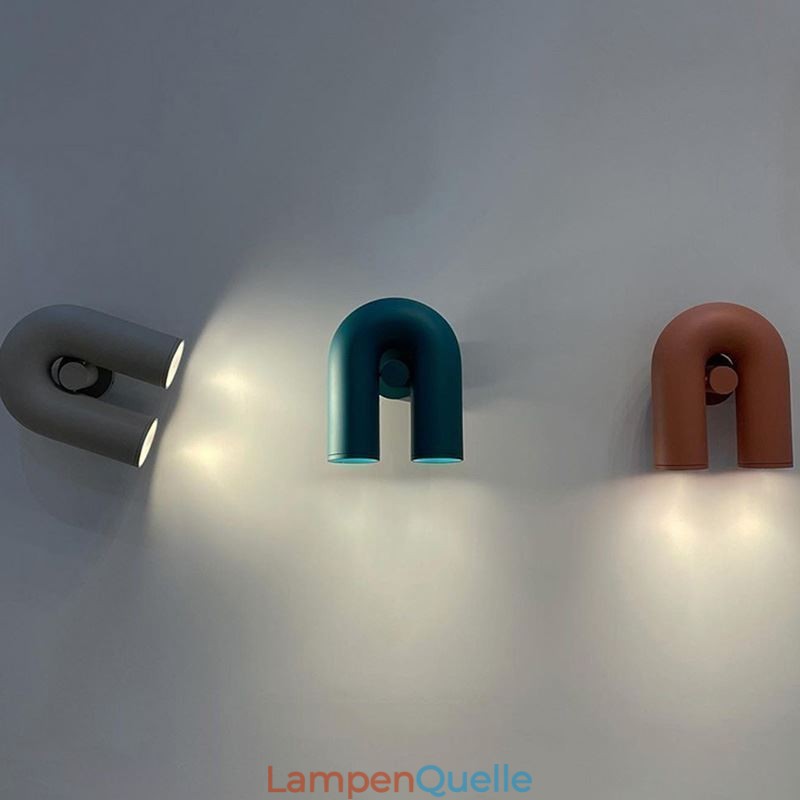 Wandleuchte U-Form Minimalistische Kreative Wandleuchte 90 Drehbarer Lampenschirm