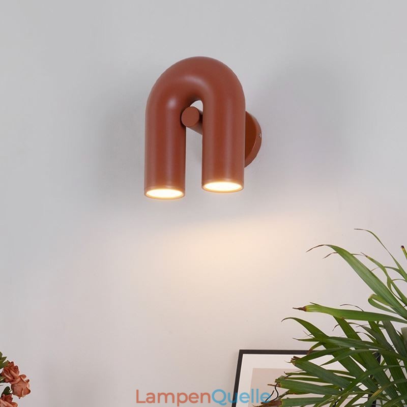 Wandleuchte U-Form Minimalistische Kreative Wandleuchte 90 Drehbarer Lampenschirm