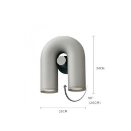 Wandleuchte U-Form Minimalistische Kreative Wandleuchte 90 Drehbarer Lampenschirm