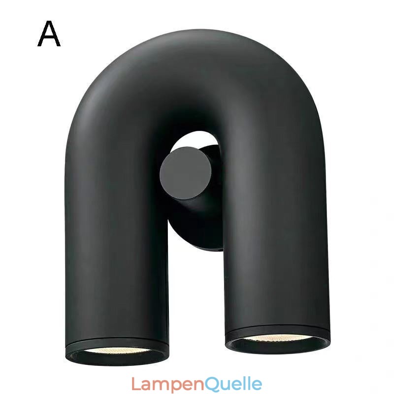 Wandleuchte U-Form Minimalistische Kreative Wandleuchte 90 Drehbarer Lampenschirm