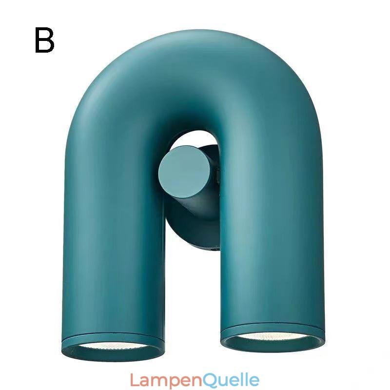 Wandleuchte U-Form Minimalistische Kreative Wandleuchte 90 Drehbarer Lampenschirm