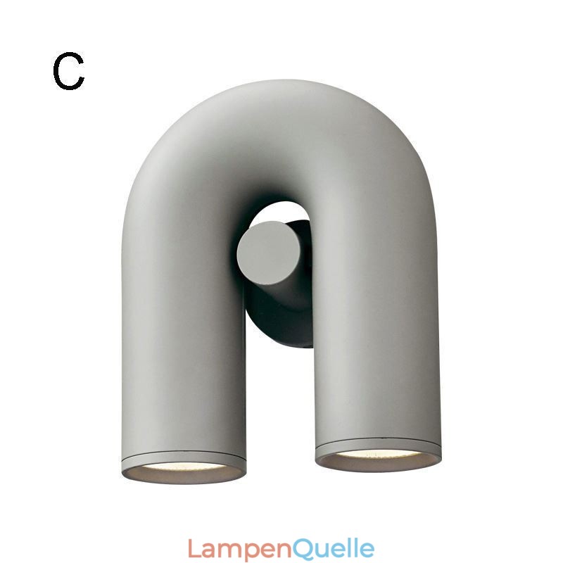 Wandleuchte U-Form Minimalistische Kreative Wandleuchte 90 Drehbarer Lampenschirm